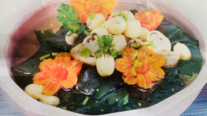 rong-bien-hat-sen cách nấu canh rong biển hạt sen