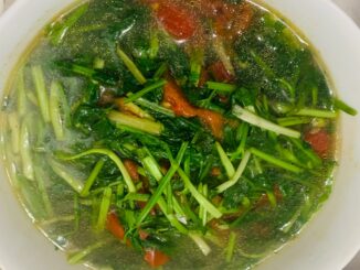 Cách nấu canh rau cần ngon