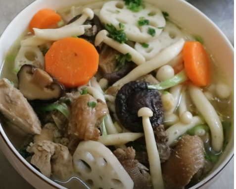 canh-uc-ga-cu-sen Canh ức gà nấu của sen