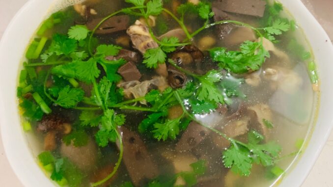 mien-long-ga Cách nấu miến lòng gà