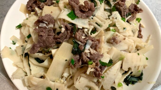 mang-xao-thit-bo-ngon Măng xào thịt bò ngon