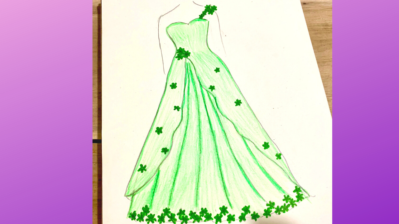 Chi tiết 51+ về hình vẽ váy đẹp hay nhất - Du học Akina