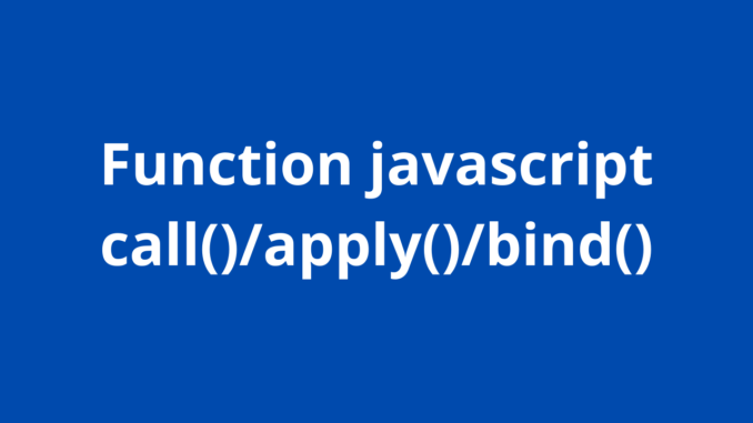 call()-apply()-bind()