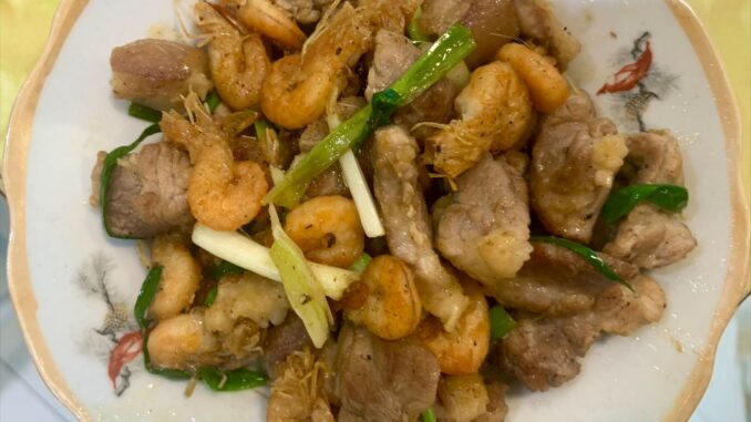 tom-rang-thit Tôm rang thịt