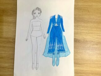 Tô màu váy elsa