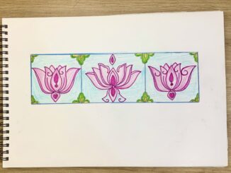 Trang trí đường diềm hoạ tiết thời Lý